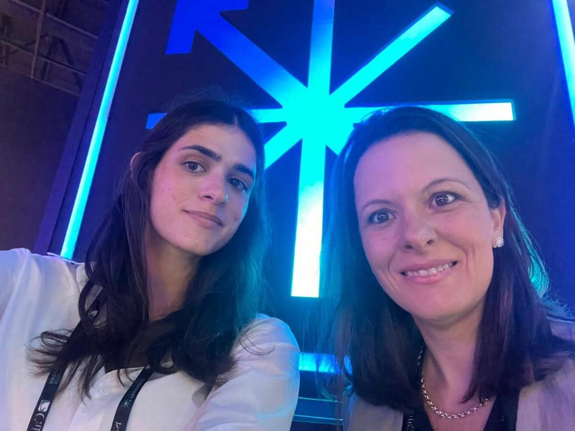 Joana Fusco and Gabriela Medina at Febraban Tech 2026